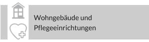 Wohngebäude und  Pflegeeinrichtungen